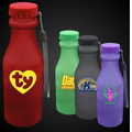 17 Oz. Colored Plastic Bottle w/ Bottle Cap & Lanyard